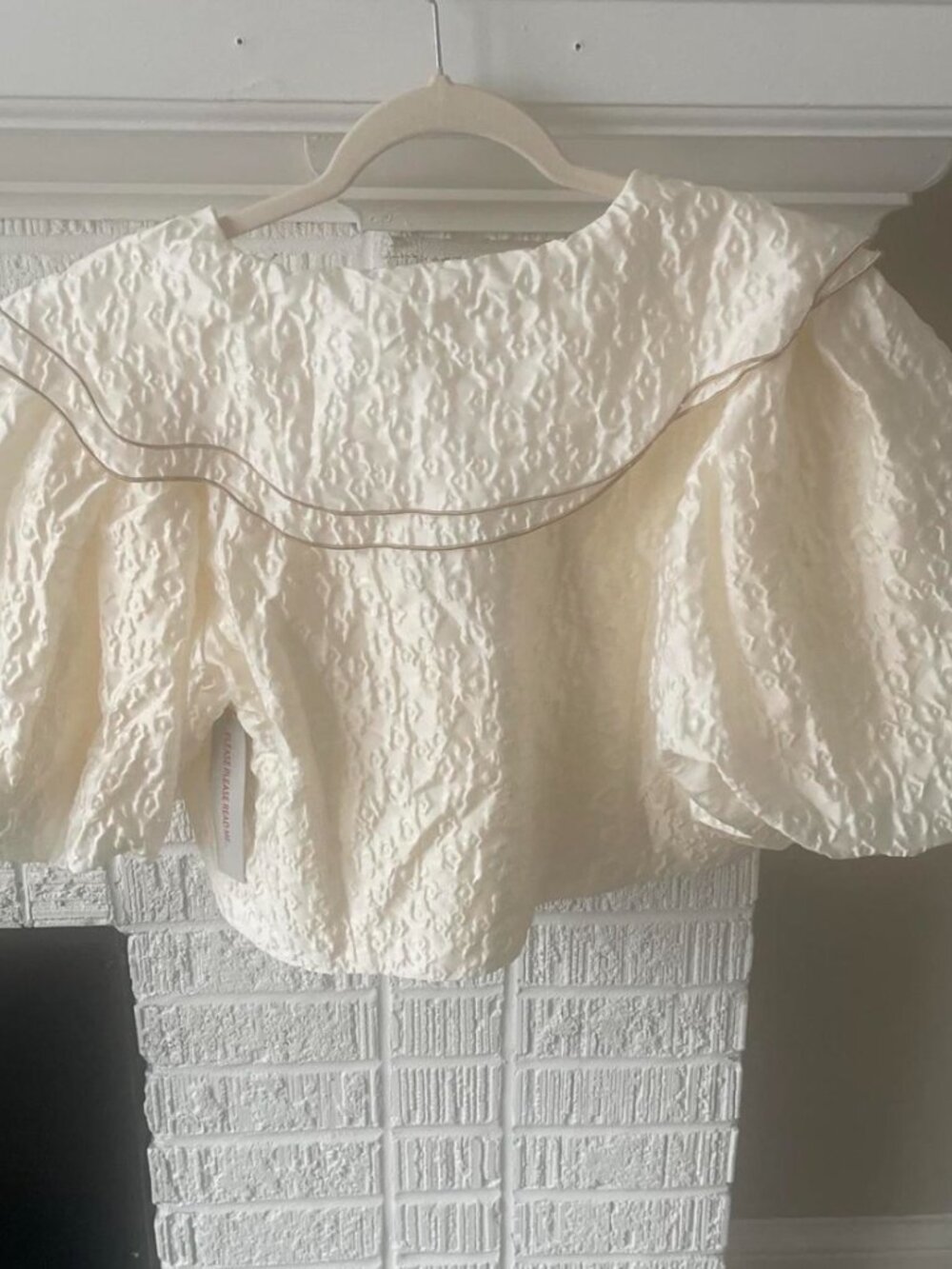 Sister Jane Women's Cream and White Blouse - Picture 2 of 3